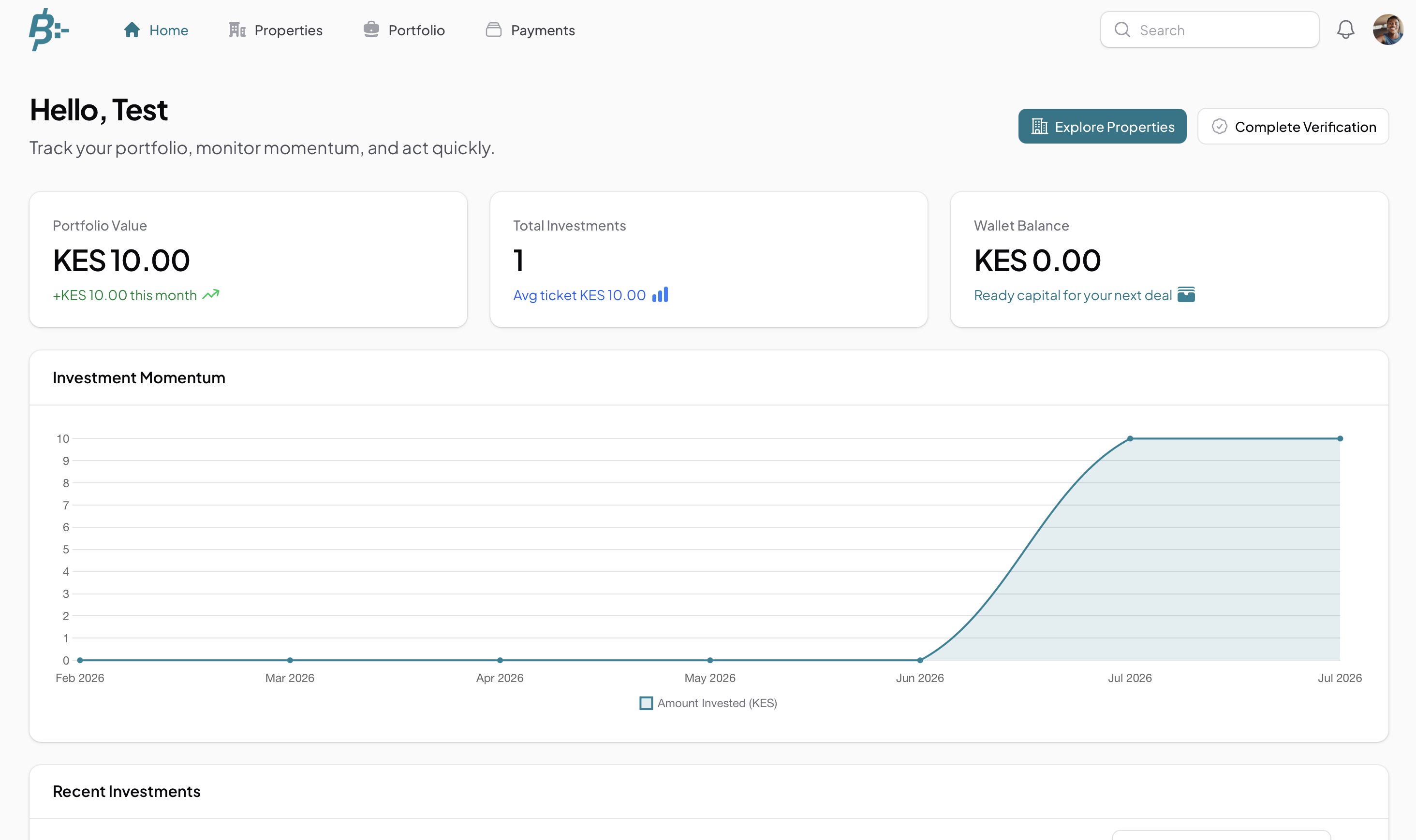 Dashboard preview
